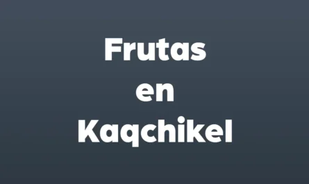 frutas en kaqchikel para colorear