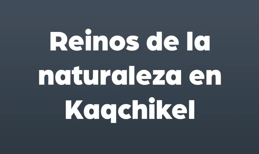 Reinos de la naturaleza