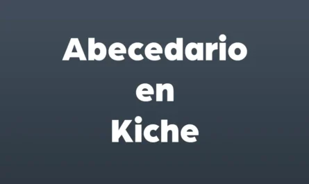 abecedario en kiche