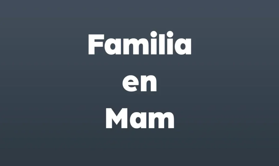 Miembros de la familia en Mam
