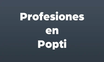profesiones en popti