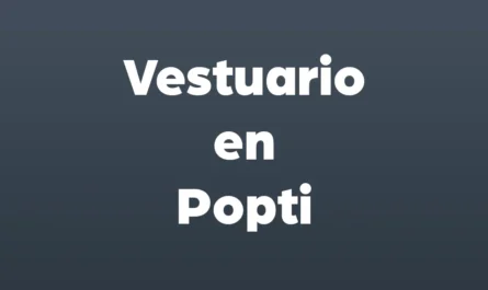 vestuario en popti