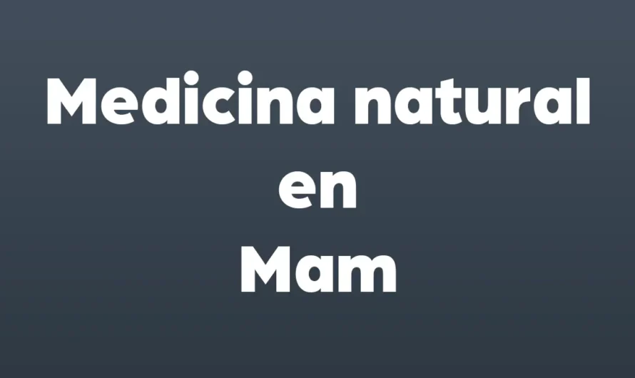 Medicina natural en mam